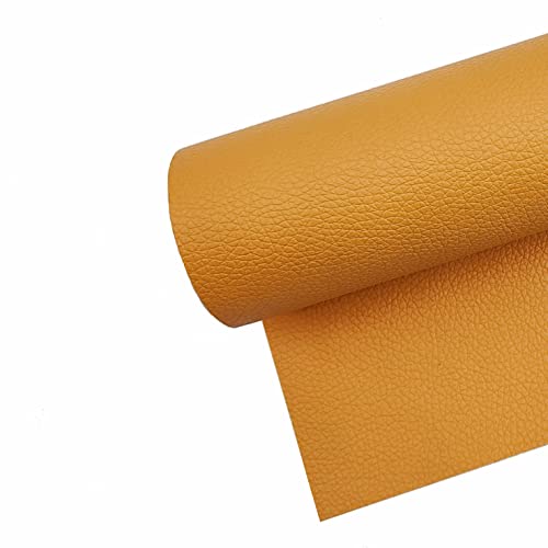 Surriba Kunstleder Reparaturset, Lederflicken Selbstklebend für Auto Ledersitz Motorrad Sofa Bürostühle DIY-Basteleien Federtasche Möbel Wand 60 * 120cm Aprikosengelb von Surriba