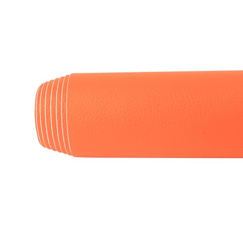 Surriba Kunstleder Reparaturset, Lederflicken Selbstklebend für Auto Ledersitz Sofa Bürostühle DIY-Basteleien Federtasche Aufgearbeitete Möbel Wand 60 * 300cm Orange von Surriba