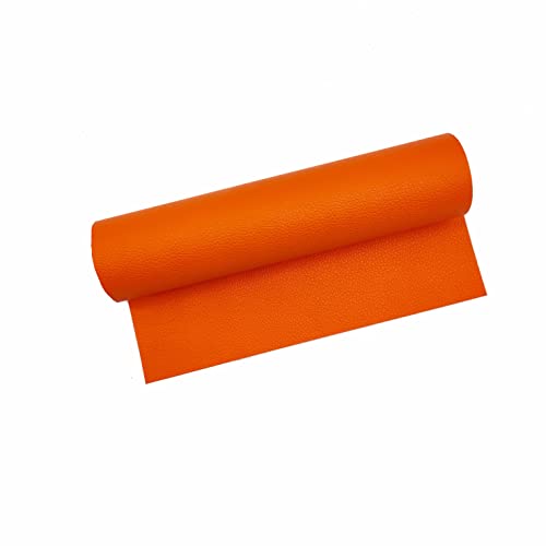 Surriba Selbstklebende Leder, Kunstleder Flicken Selbstklebend Reparaturset für Motorrad Sofa Rückenlehne Stühle DIY-Basteleien Stifteetui Handtasche 20 * 120 Orange von Surriba