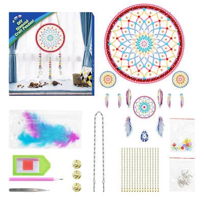 SusggO Diamond Painting Handtuchhalter, Diamantmalerei-Set, komplettes Zubehör-Set, 5D-Zahlen, Kreuzstich, Basteln, Dekoration für Zuhause, Wand (Mandala) von SusggO