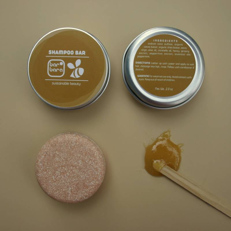 Honig Shampoo Bar in Blechdose Eco Zero Waste Nachhaltig Kein Plastik Vegan Handarbeit Ölig Trocken Volumenbestseller Haarpflege Geschenke Festes von SustainableWEBStore