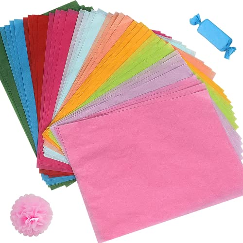 100 Blatt Seidenpapier, 21 x 30 cm, Geschenkpapier, Seidenpapier, farbige Verpackung, Seidenpapier von Svalor