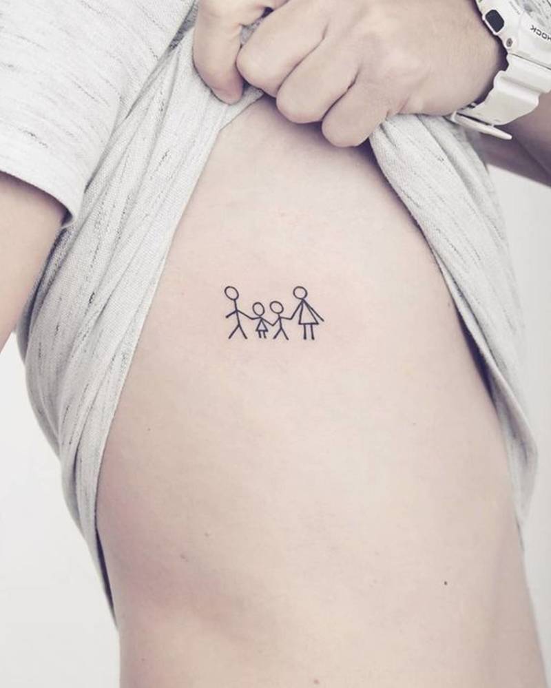 Familienform Temporäres Tattoo - Benutzerdefinierte Familienmitglieder Wasserdichtes Benutzerdefiniertes Abnehmbares Für Die Familie Geschenk Mama von SvenHStore