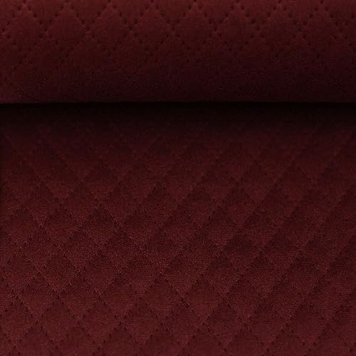 Samt Stepper | Steppstoff | TOKIO | H/W 23/24-Farben (burgundy) von Swafing