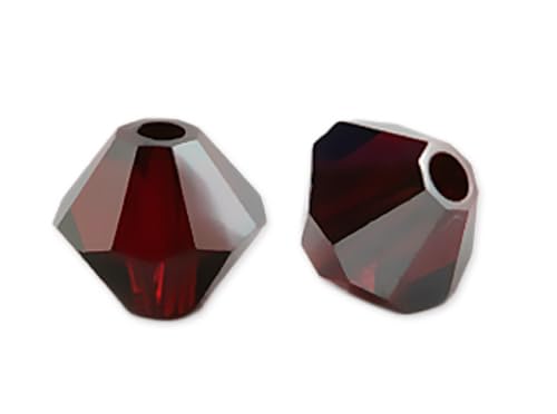 30 Swarovski-Kristalle 4 mm 5301-5328 241 Garnet Satin von Swarovski