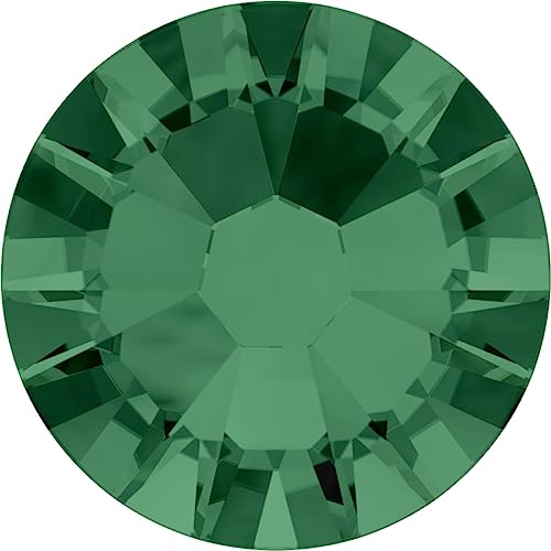 SWAROVSKI® Kristalle 2058 ohne Kleber SS09 (ca. 2.6mm) 100 Stück Emerald von Swarovski