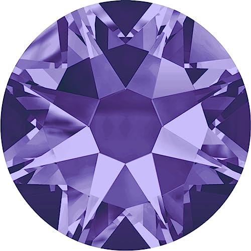 SWAROVSKI® Kristalle 2088 ohne Kleber SS30 (ca. 6.4mm) 100 Stück Tanzanite von Swarovski