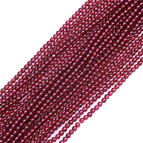 SHG Store 5 mm rund Granat Perlen Strand 38,1 cm Schmuckherstellung Perlen, 12 mm von Sweet & Happy Girl's Gemstone Art Beads