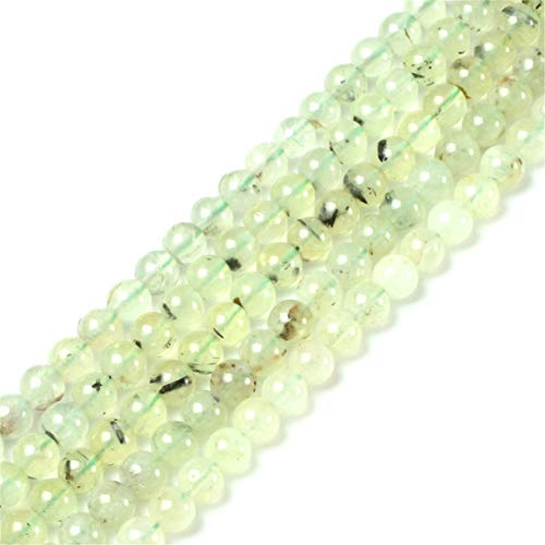 Sweet & Happy Girl's store 8mm rund Edelstein Prehnit Perlen Strang 15 Zoll Schmuckherstellung Perlen von Sweet & Happy Girl's Gemstone Beads Strand