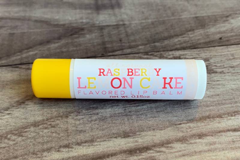 Himbeer-Zitronen-Kuchen-Lippenbalsam - Ganz Natürlich Handgemacht von SweetLipsLBCo