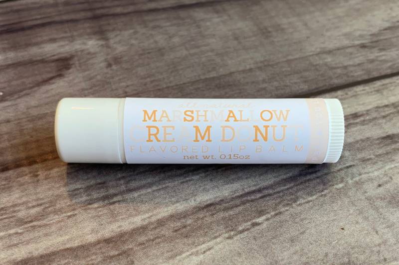 Marshmallow Cream Donut Lippenbalsam - Ganz Natürlich Handgemacht von SweetLipsLBCo