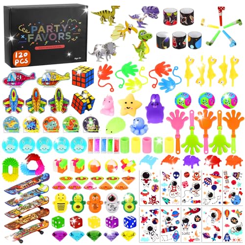 Sweetone Mitgebsel Kindergeburtstag, 120pcs Give Aways Kindergeburtstag, Kindergeburtstag Gastgeschenke, Goodie Bag Kindergeburtstag, Gastgeschenk Kindergeburtstag Mädchen Jung von Sweetone