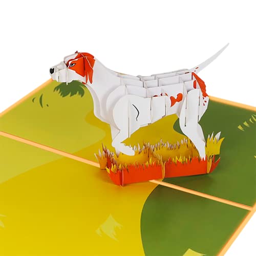 Sweetpopup® 3D Pop Up Karte Glückwunschkarte Geburtstagskarte Grußkarte Geschenkkarte | Klappkarte Hund, 179 von Sweetpopup