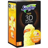 Swiffer DUSTER STAUBMAGNET 360° 3D CLEAN Staubfangtücher Mikrofaser, 5 Tücher von Swiffer