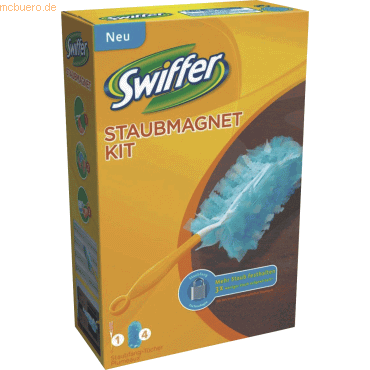 Swiffer Handgriff für Staubmagnet gelb VE=1+3 Tücher von Swiffer