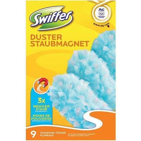 Swiffer Staubmagnet Tücher - 9 Stück; Packungsinhalt: 9 Stück von Swiffer