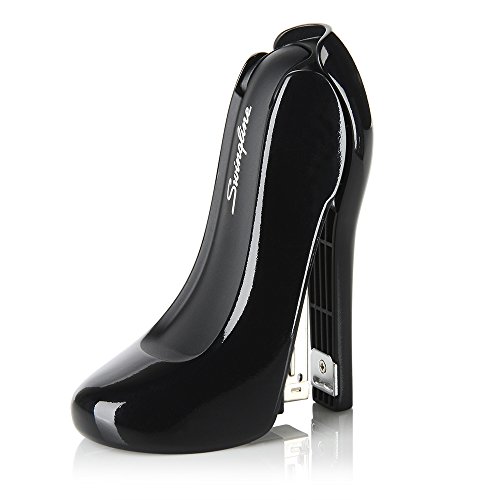 Swingline Hefter, High Heels, lustiges Schreibtischzubehör, Schreibtisch-Dekor, 20 Blatt Kapazität, Kunststoff, schwarz (70971) von Swingline