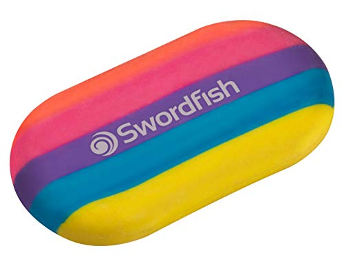 Swordfish Multicolor 'Streifen' Radiergummi [1 Stück] PVC und Phthalate frei Tablettenradierer [40336] von Swordfish