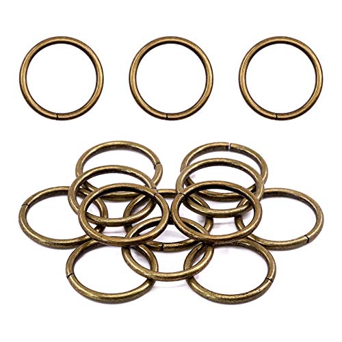 Swpeet Sourcingmap O-Ring aus Metall, robust, 32 mm, bronzefarben, 60 Stück von Swpeet