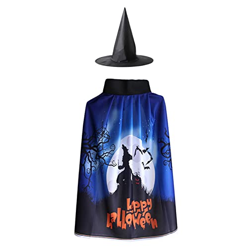 For Creative Long With Wizard Witch Vampires Costume Scary Print Dress Up Supplies von Sxett