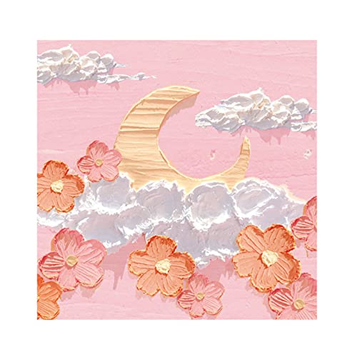 Für Creative Posted It Sticky Notes Strong Adhesive Pad Oil Painting Pattern Stationery 80 von Sxett