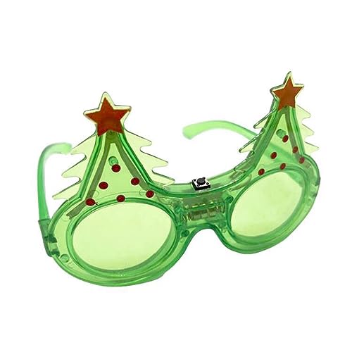 Sxett Weihnachtsparty-Brille, Urlaub, Glitzer, Weihnachtskostüm, Brille für Schmetterlingsknoten/Weihnachtsbaum von Sxett