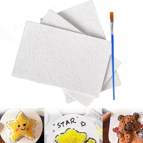 Sxmrmnx Malpapier mit Schaumstruktur, Leeres Malpapier mit Schaumstruktur, Bauschiges Strukturpapier, zum Basteln, Bastelschaumpapier A Sxmrmnx Malpapier mit Schaumstruktur, Leeres Malpapier mit Schaumstruktur, Bauschiges Strukturpapier, zum Basteln, Bastelschaumpapier A von Sxmrmnx