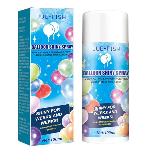 Ballon-Glanz-Spray Ballonglanz-Spray und -Glanz 100 ml Ballon-Glühspray Glanzspray Für Luftballons Luftballon-Glitzer-Spray für Halloween Weihnachten Geburtstage, Par -Dekoration von Syengery