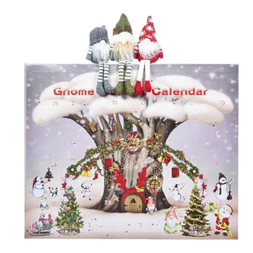 Weihnachtszwerg Adventskalender 2024, 24 Tage Weihnachtswichtel, Weihnachts Gnome Kalender, Christmas Gnome Adventskalender, Weihnachts-Zwergfiguren Zum Sammeln Als Dekoration Für Das Haus von Syengery