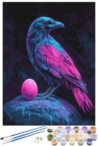 Malen Nach Zahlen Erwachsene Tier Motiv, Adler Malen Nach Zahlen ab 7 Jahre Mädchen Geschenk, DIY Kinder Paint by Numbers 60x80cm Leinwand mit Pinseln und Acrylpigment für Zimmer Deko Aesthetic -1233 Malen Nach Zahlen Erwachsene Tier Motiv, Adler Malen Nach Zahlen ab 7 Jahre Mädchen Geschenk, DIY Kinder Paint by Numbers 60x80cm Leinwand mit Pinseln und Acrylpigment für Zimmer Deko Aesthetic -1233 von Syiboo