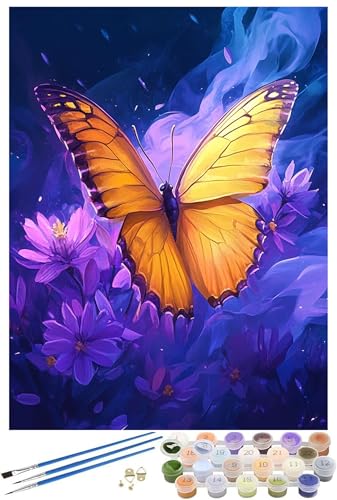 Schmetterling Malen Nach Zahlen ab 9 Jahre Mädchen,Malen Nach Zahlen Erwachsene Blume Muster,Farbe Handgemalt Ölgemälde Kinder Anfänger DIY Bastelset für Wanddeko Wohnzimmer,Ohne Rahmen 60x80cm -1319 Schmetterling Malen Nach Zahlen ab 9 Jahre Mädchen,Malen Nach Zahlen Erwachsene Blume Muster,Farbe Handgemalt Ölgemälde Kinder Anfänger DIY Bastelset für Wanddeko Wohnzimmer,Ohne Rahmen 60x80cm -1319 von Syiboo