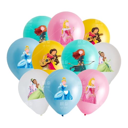 Syijupo 40 Stück Prinzessin Luftballons,Mädchen Geburtstag Party Ballon Dekoration Prinzessin Latex Ballon Kindergeburtstag Partyzubehör Prinzessin Geburtstags Dekoration Ballons Für Kinder Partys von Syijupo