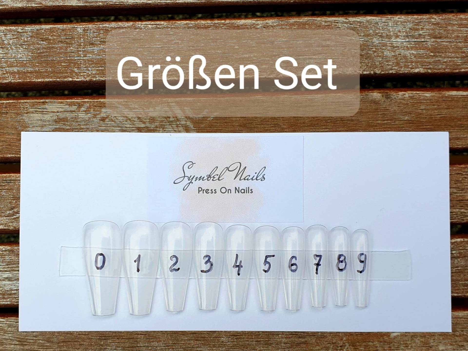 Größen Set Press On Nails von SymbelNails