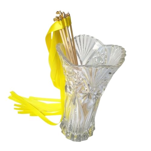 Wedding Twirling Streamers 50/20 Stück Band-Hochzeitsstäbe, wirbelnde Luftschlangen, Hochzeitsband-Stick for Hochzeitsdekoration für Hochzeit(R15,20pcs) von SynapSYA