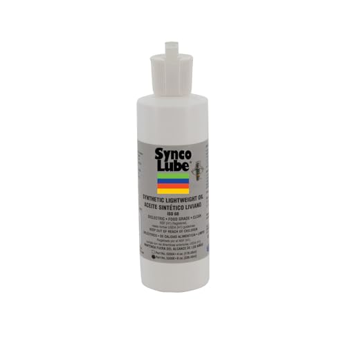 Super Synco Lube 52008 - Synthetisches Leichtlauföl (ISO 68), 236,58ml Flasche von Synco Lube