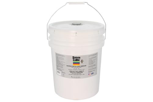 Super Synco Lube 58050 - Schienenweichen-Schmierstoff mit Syncolon (PTFE), 18,92l von Synco Lube