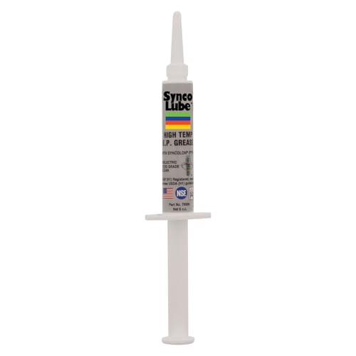 Super Synco Lube 70006 - Synthetisches Hochtemperatur- und Hochdruckfett mit Syncolon (PTFE), 6ml von Synco Lube