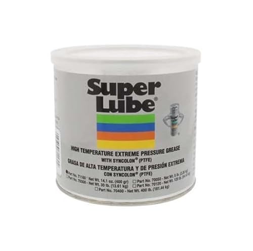 Super Synco Lube 71160 - Synthetisches Hochtemperatur- und Hochdruckfett mit Syncolon (PTFE), 400g Tube von Synco Lube