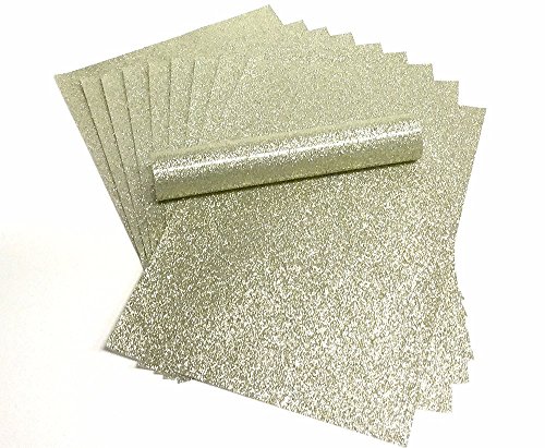 A4 Glitzer Papier blass Gold Sparkly Soft Touch Fusselfreier Dick 150 gsm Papier Pack 10 Blatt von Syntego