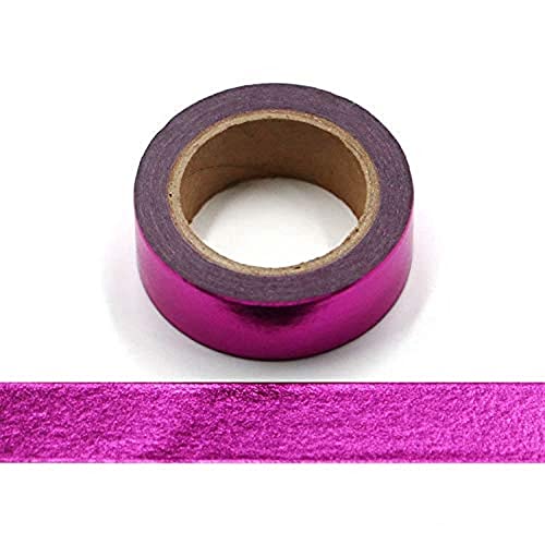 Masking Tape Washi-Klebeband, dekorativ, selbstklebend, 15 mm x 10 m (Lila) von Syntego