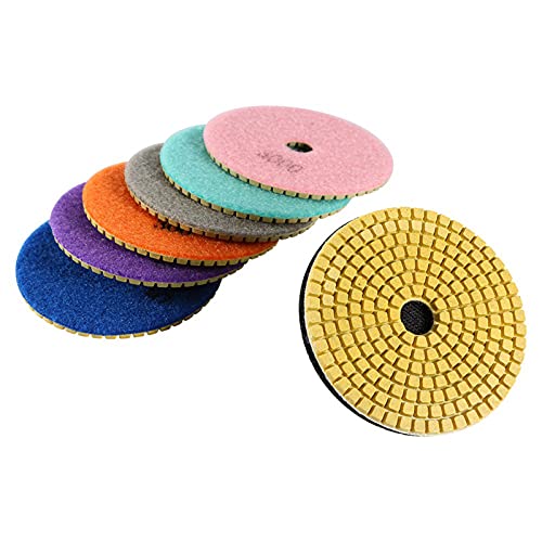 Polierpads für Granit, Marmor, Beton, Stein, 10,2 cm, 1 Set von Syrisora