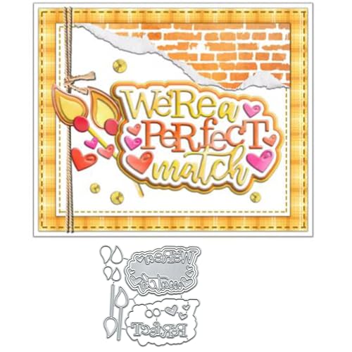 Christmas We're A Perfect Match Metall-Stanzformen, Frühlings-Sonnenblumen-Rahmen, Blätter, Stanzschablonen für Bastelarbeiten, Scrapbooking, Alben, Papierschablonen für Kartenherstellung von Sznilindm