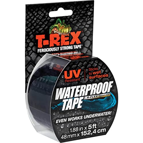 T-Rex-Klebeband, wasserdicht, 50 mm, 1,5 m, Schwarz von T-Rex