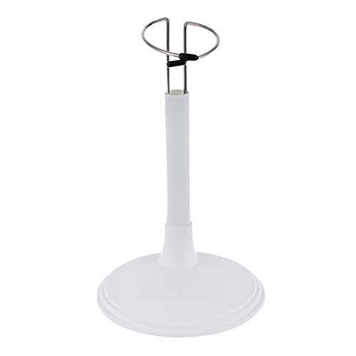 T TOOYFUL Verstellbar Puppenständer Unterstützung für Puppen, Puppen Kleidung Display Stand Modell Halterung, Andere, 25cm weiß von T TOOYFUL