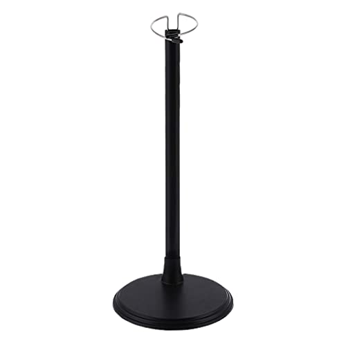 T TOOYFUL Verstellbar Puppenständer Unterstützung für Puppen, Puppen Kleidung Display Stand Modell Halterung - Schwarz, 45CM Schwarz von T TOOYFUL