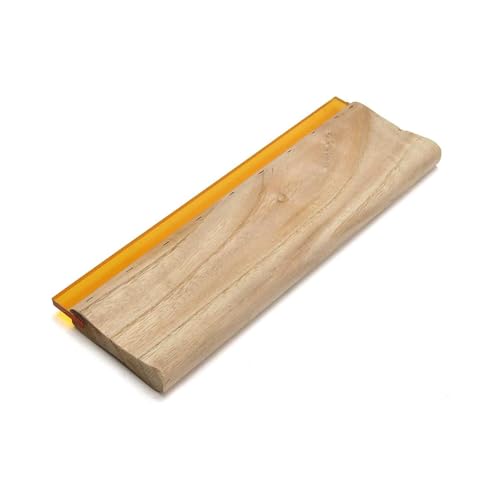 T&F Siebdruck-Rakel, 4 Größen, Holz-Siebdruck-Tintenschaber für Siebdruck, 10 cm/15 cm/20 cm/30 cm von tooloflife