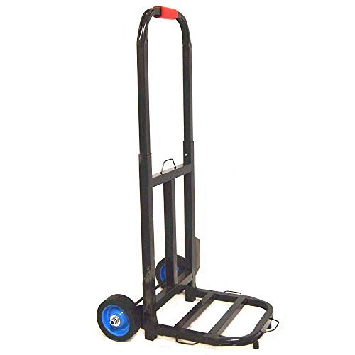 Multifunktionaler Eisen-Trolley mit pannensicheren Gummirädern und 150 kg Tragkraft für Reisen, Einkaufen, Garten, Innen- und Außen(Stil #6) (Stil #3) von T7anpmmazz