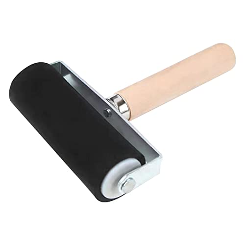 TABSIRAH Tintenroller | Holzgriff Druckmacherwalze | Professionelles Kunststempelwerkzeug 3 Größen Tintenapplikator (3,5 cm, 6 cm, 10,2 cm) von TABSIRAH
