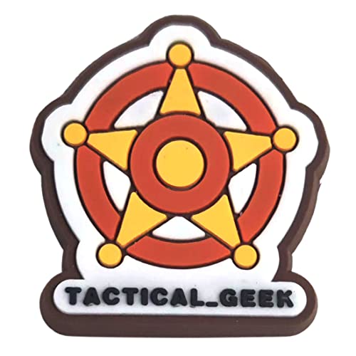 TACTICAL GEEK BG08 3D PVC Patches Lustiger Cartoon Comics Druck PVC Rubber 3D Morale Patch Hook Patch Rubber Patch Klett Abzeichen Applikation für EDC Pocket Organizer, Tasche, Hut, Kleidung von TACTICAL GEEK