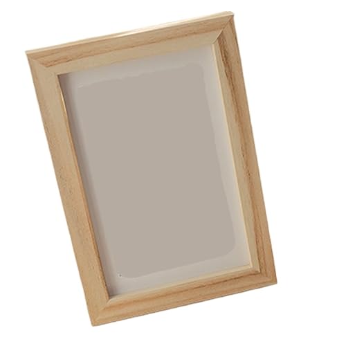 TAFHCI Fotorahmen 4 Stück Holz-Fotorahmen for Bilder, Wand-Bilderrahmen, Ständer for Bilder, Desktop-Dekoration Für Die Heimdekoration(Wood Frame,10X15cm 6inch) von TAFHCI